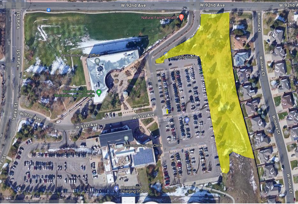 City Hall Turf Conversion Area