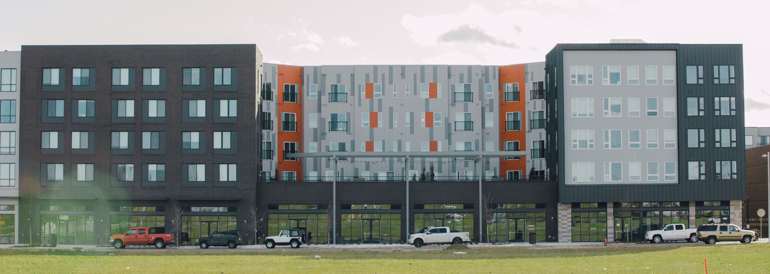 Outside View of Eaton Street Apartments