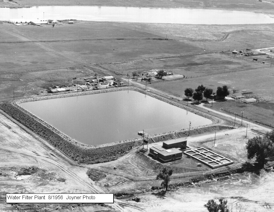 Vintage Photo of Water Treatment Pond